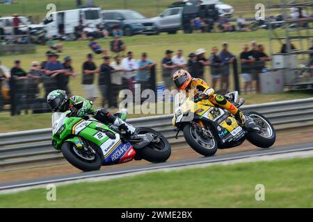 Phillip Island, Cowes, Grand Prix Circuit, 25. Februar 2024: 22 Alex Lowes (GBR) Kawasaki ZX-10RR vom Kawasaki Racing Team WorldSBK während der Superbike World Championship 2024. WSBK, Bild & Copyright Damir IVKA/ATP Images (IVKA Damir /ATP/SPP) Credit: SPP Sport Press Photo. /Alamy Live News Stockfoto