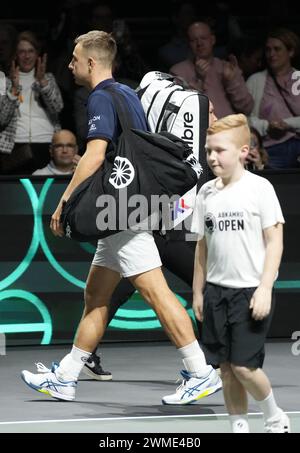 Tallon Griekspoor von Nederlandts 1/2 FINALE während der ABN Amro Open 2024, ATP 500 Tennis Turnier am 17. Februar 2024 in Rotterdam, Niederlande - Foto Laurent Lairys / DPPI Stockfoto