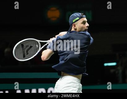 Tallon Griekspoor von Nederlandts 1/2 FINALE während der ABN Amro Open 2024, ATP 500 Tennis Turnier am 17. Februar 2024 in Rotterdam, Niederlande - Foto Laurent Lairys / DPPI Stockfoto