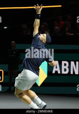 Tallon Griekspoor von Nederlandts 1/2 FINALE während der ABN Amro Open 2024, ATP 500 Tennis Turnier am 17. Februar 2024 in Rotterdam, Niederlande - Foto Laurent Lairys / DPPI Stockfoto