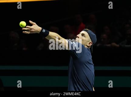 Tallon Griekspoor von Nederlandts 1/2 FINALE während der ABN Amro Open 2024, ATP 500 Tennis Turnier am 17. Februar 2024 in Rotterdam, Niederlande - Foto Laurent Lairys / DPPI Stockfoto