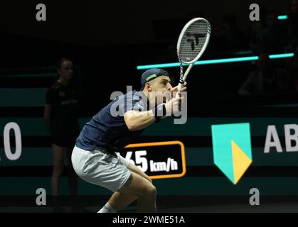 Tallon Griekspoor von Nederlandts 1/2 FINALE während der ABN Amro Open 2024, ATP 500 Tennis Turnier am 17. Februar 2024 in Rotterdam, Niederlande - Foto Laurent Lairys / DPPI Stockfoto