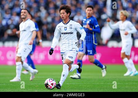 Machida Gion Stadium, Tokio, Japan. Februar 2024. Tokuma Suzuki (Gamba), 24. FEBRUAR 2024 - Fußball/Fußball: Spiel der J1 League 2024 zwischen dem FC Machida Zelvia 1-1 Gamba Osaka im Machida Gion Stadium, Tokio, Japan. Quelle: Naoki Nishimura/AFLO SPORT/Alamy Live News Stockfoto
