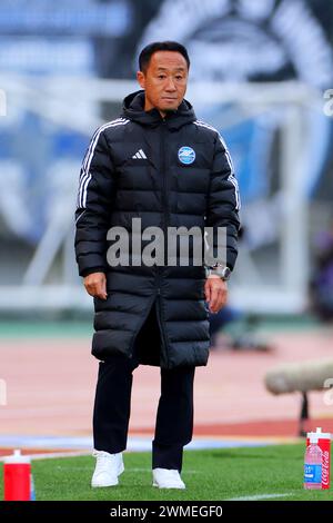 Machida Gion Stadium, Tokio, Japan. Februar 2024. Go Kuroda (Zelvia), 24. FEBRUAR 2024 - Fußball/Fußball: Spiel der J1 League 2024 zwischen dem FC Machida Zelvia 1-1 Gamba Osaka im Machida Gion Stadium, Tokio, Japan. Quelle: Naoki Nishimura/AFLO SPORT/Alamy Live News Stockfoto
