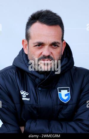 Machida Gion Stadium, Tokio, Japan. Februar 2024. Daniel Poyatos (Gamba), 24. FEBRUAR 2024 - Fußball/Fußball: Spiel der J1 League 2024 zwischen dem FC Machida Zelvia 1-1 Gamba Osaka im Machida Gion Stadium, Tokio, Japan. Quelle: Naoki Nishimura/AFLO SPORT/Alamy Live News Stockfoto