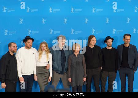 18. Februar 2024, Berlin, Berlin, Deutschland: „Sterben“ Photocall auf der Berlinale 2024. (Kreditbild: © Beata Siewicz/Pacific Press via ZUMA Press Wire) NUR REDAKTIONELLE VERWENDUNG! Nicht für kommerzielle ZWECKE! Stockfoto