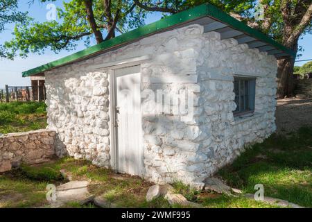 Frijole Ranch Museum im Guadalupe Mountains National Park im Westen von Texas, USA Stockfoto