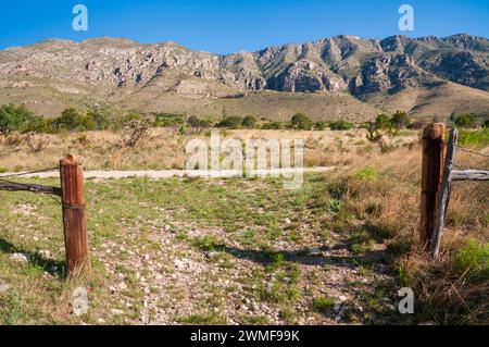 Frijole Ranch Museum im Guadalupe Mountains National Park im Westen von Texas, USA Stockfoto