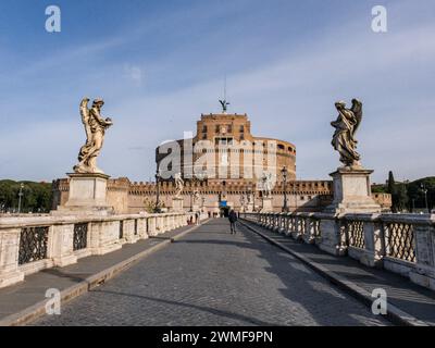 Castel Sant'Angelo, Roma, Latium, Italien Stockfoto