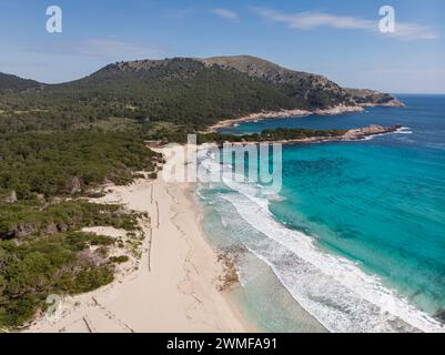 Cala Agulla, Naturgebiet von besonderem Interesse, Gemeinde Capdepera, Mallorca, Balearen, Spanien Stockfoto