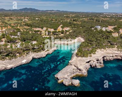 SA Barca Trencada, Stadtgebiet Santanyí, Mallorca, Balearen, Spanien Stockfoto