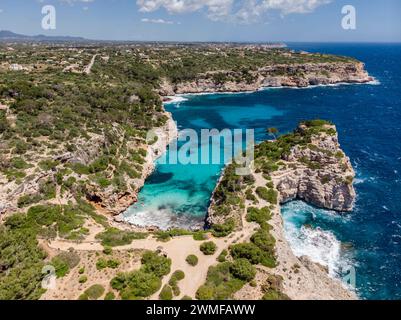 Caló des Moro, Santanyí , Mallorca, Balearen, Spanien Stockfoto