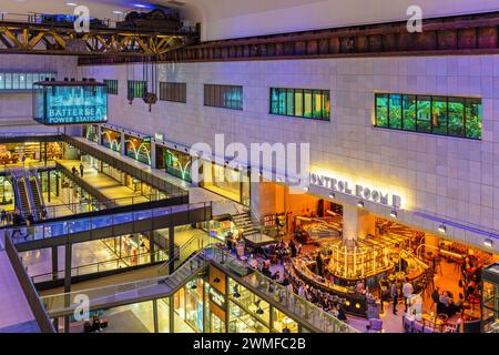 Kontrollraum B, Battersea Power Station, London. Stockfoto