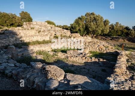 Son Fornés, archäologische Stätte aus prähistorischer Zeit, Montuiri, Mallorca, Spanien Stockfoto