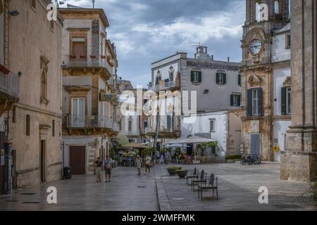 Martina Franca in Italien Stockfoto