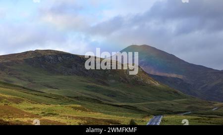 Blick von der Old Military Rd Nach Glenshee, Schottland Stockfoto