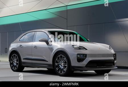 Porsche Macan – Der Meistverkaufte Porsche Goes Electric Stockfoto