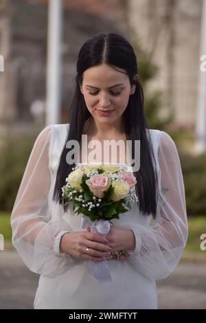 Eine Braut Stockfoto