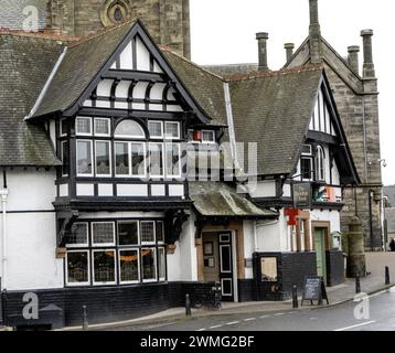 The Bridge Inn - Public House - Port Brae, Peebles, Scottish Borders, Schottland, Großbritannien Stockfoto