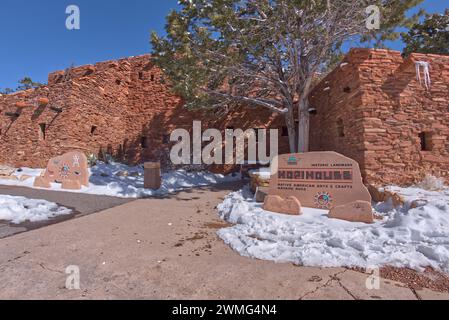 Historisches Hopi House am Grand Canyon Stockfoto