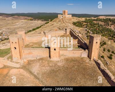 Festung von Molina de los Caballeros, Molina de Aragón, Provinz Guadalajara, Spanien, Stockfoto