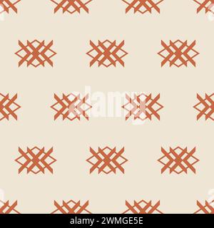 navajo-navajo-Nahtloses Muster aus dem Südwesten des Stammes Stock Vektor