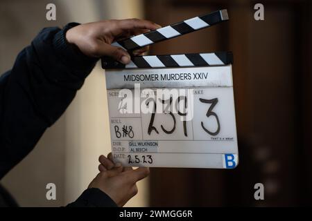 Midsomer ermordet XXlV das Buch der Toten Stockfoto