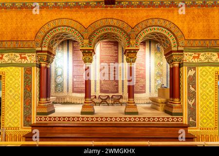 Wartburg Sängersaal der Sängersaal der Wartburg in Eisenach, Thüringen, Deutschland Sängersaal der Wartburg in Eisenach, Thüringen, Deutschland Stockfoto