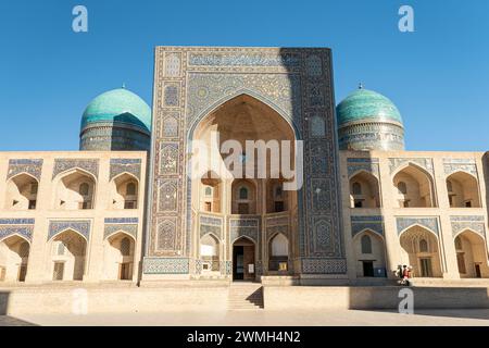 Mir-i-Arab oder Miri Arab Madrasah in Buchara, Usbekistan Stockfoto