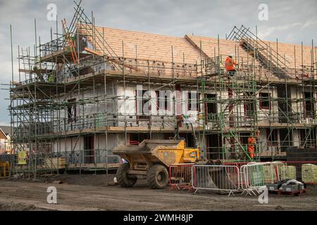 Neubau des Hauses in Bristol Stockfoto