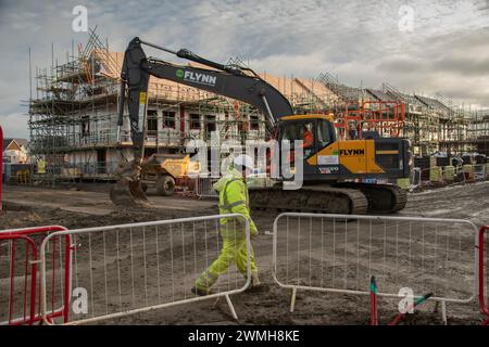 Neubau des Hauses in Bristol Stockfoto