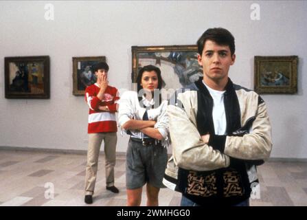 Ferris Bueller's Day Off Alan Ruck, Mia Sara und Matthew Broderick Stockfoto