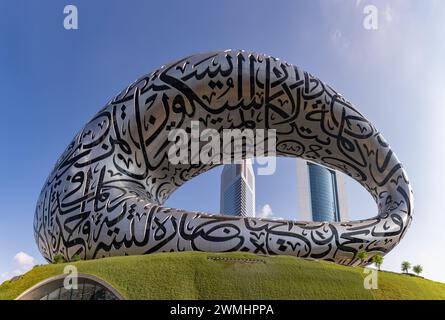 Ein Bild vom Museum der Zukunft. Stockfoto