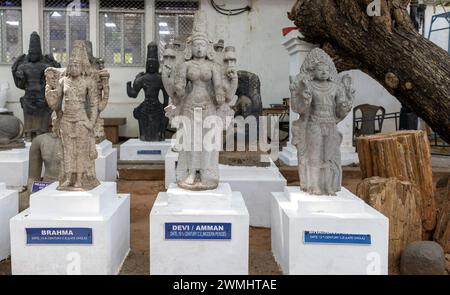 Das Hauptmuseum In Pondicherry Indien Stockfoto