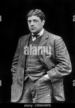 Georges Braque. Porträt des französischen Künstlers und Bildhauers Georges Braque (1882–1963) aus dem Jahr 1908 Stockfoto