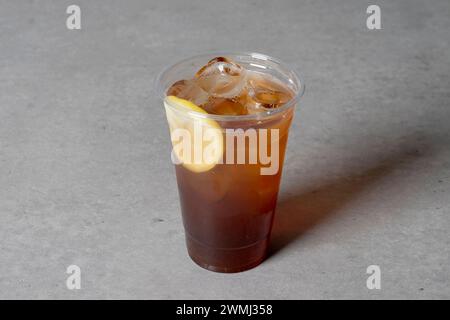 Café, Pfirsich, Eistee, Blau, Zitrone, Ade, Haselnuss, Kaffee, Latte, Stockfoto