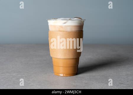 Café, Pfirsich, Eistee, Blau, Zitrone, Ade, Haselnuss, Kaffee, Latte, Stockfoto