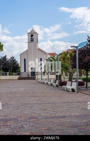 Kirche in Torbole am Gardasee in Italien Stockfoto