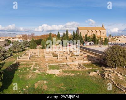 Römische Stadt Pollentia, Alcudia, Mallorca, Balearen, Spanien Stockfoto