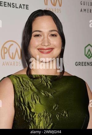 Hollywood, Kalifornien, USA. Februar 2024. Lily Gladstone nimmt am 25. Februar 2024 an den 35. Annual Producers Guild Awards im Ray Dolby Ballroom in Hollywood Teil. Quelle: Jeffrey Mayer/Jtm Photos/Media Punch/Alamy Live News Stockfoto