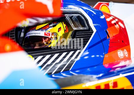 FRIJNS Robin (nld), BMW M Team WRT, BMW Hybrid V8, Porträt beim Prolog der FIA Langstrecken-Weltmeisterschaft 2024, vom 24. Bis 26. Februar 2024 auf dem Losail International Circuit in Lusail, Katar - Foto Julien Delfosse / DPPI Stockfoto