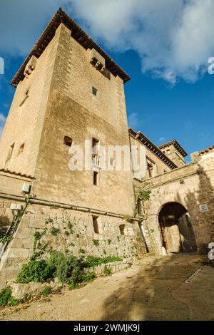 Palast von König Sancho, 1309, Valldemossa, Mallorca, Balearen, Spanien Stockfoto