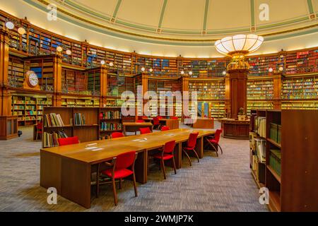 Picton Reading Room und Hornby Library sind Teil der Liverpool Central Library Stockfoto