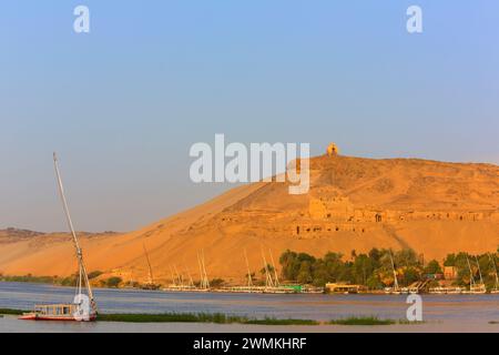 Gräber der Adligen in Assuan, Ägypten; Assuan, Ägypten Stockfoto