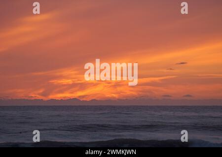 Beach Quileute La Push Reservation Olympic National Park in Olympic Peninsula Washington USA Amerika Stockfoto