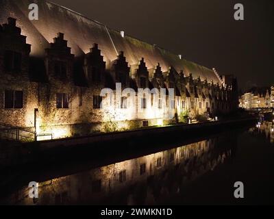 Höhepunkte von Gent, Flandern, Belgien Stockfoto