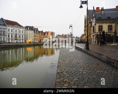 Höhepunkte von Gent, Flandern, Belgien Stockfoto