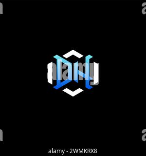 DH erste Spielkonzepte für E-Sport-Team, Twitch, Streamer und Gamer Stock Vektor