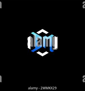 Im erste Ideen für ein Gaming-Konzept für E-Sport-Team, Twitch, Streamer und Gamer Stock Vektor