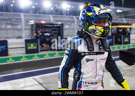 ROSSI Valentino (ita), Team WRT, BMW M4 GT3, Porträt während des Prologs der FIA Langstrecken-Weltmeisterschaft 2024, vom 24. Bis 26. Februar 2024 auf dem Losail International Circuit in Lusail, Katar Stockfoto